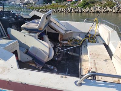 Boat explosion