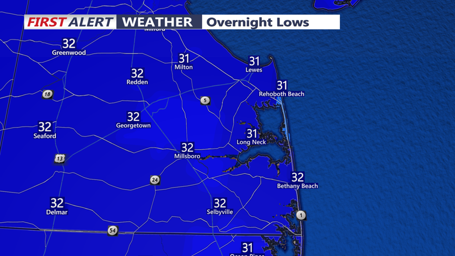 OVERNIGHT LOWS SUSSEX