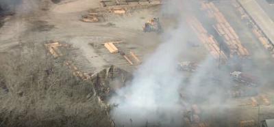 Dozens of Firefighters Battle Snow Hill Blaze