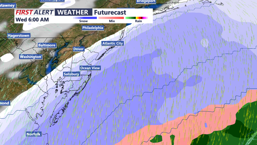Snow Threat Tuesday Night-Wednesday Morning