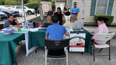 During the event, La Esperanza assisted almost 40 citizens with their registration process.