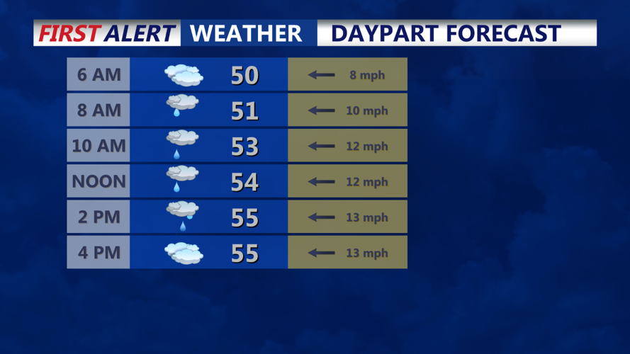Hour by Hour Forecast