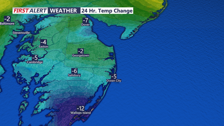 24 HOUR TEMP DIFFERENCE