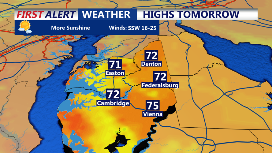 HIGHS TOMORROW - CAMBRIDGE