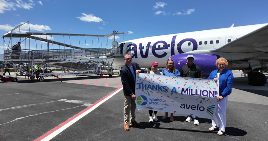 Avelo reaches one million passengers at Wilmington Airport