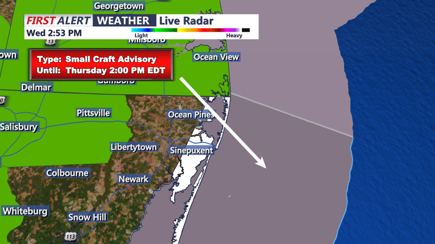 SMALL CRAFT ADVISORY - OCEAN CITY