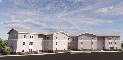 A rendering of one of the upcoming additions to the CHEER apartment complex. Courtesy Becker Morgan Group.