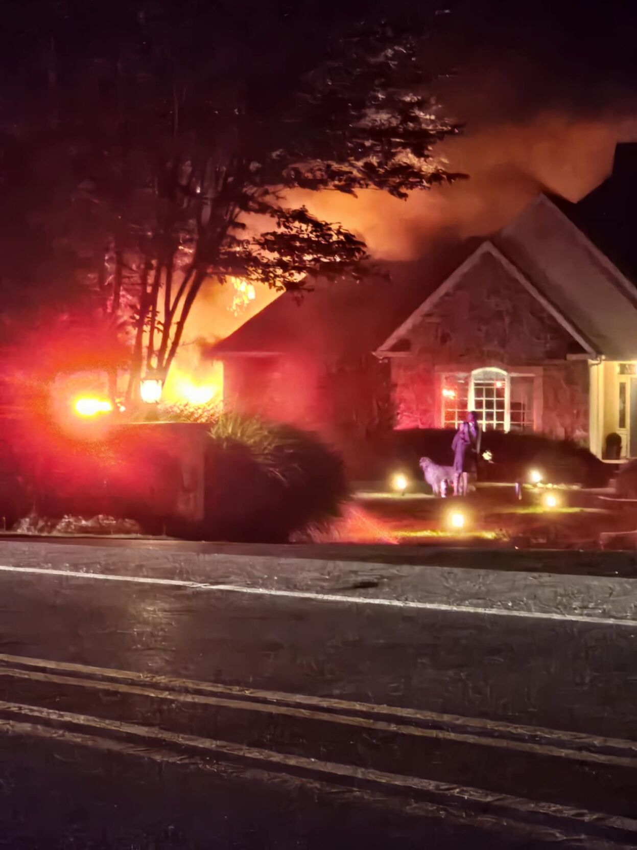 Lewes Crash Fire