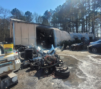 Fire at auto salvage business in Cambridge causes $180K in damages