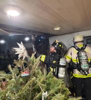 Residential fire under stairwell damages home near Warwick Road