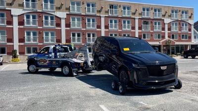 suv towed in Dewey