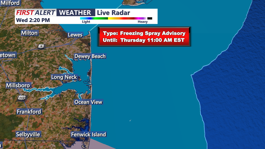 FREEZING SPRAY ADVISORY