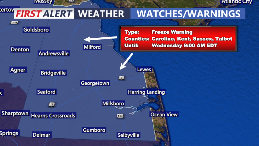 FREEZE WARNING