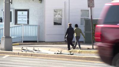 Pedestrians walking in Dewey Beach