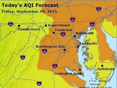 Code Orange Air Quality Alert Today