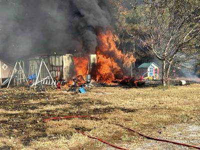 Georgetown Shed Fire