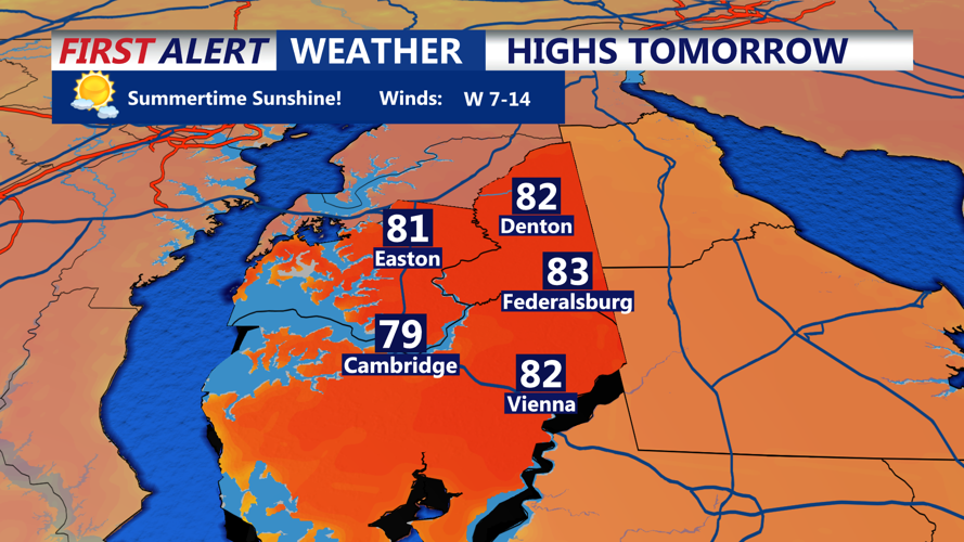 HIGHS TOMORROW - CAMBRIDGE