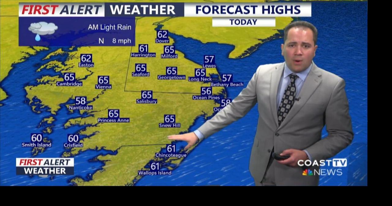 Thursday Morning Forecast Update, May 7th, 2026 | Weather | coasttv.com