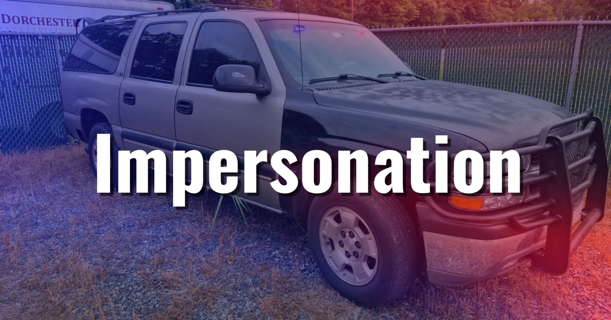 Police search for cop impersonator after Dorchester County incident