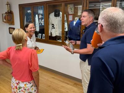 Rehoboth High School letter sweater donated to History Room
