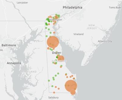 The TEDI Tracker shows where trees have been planted so far.