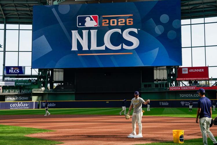 NLCS Dodgers Brewers Baseball