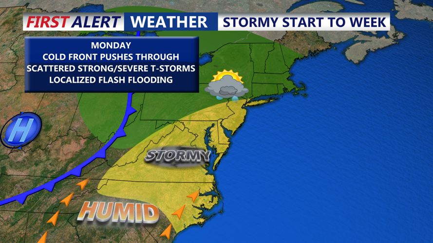 Stormy Start To Week