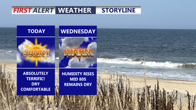 In this picture is a graphic showing the conditions over the next few days.