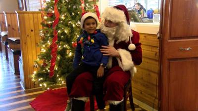 Santa Visits Big Fish Grill in Rehoboth Beach