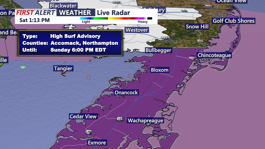 HIGH WIND ADVISORY - OCEAN CITY/CHINCOTEAGUE