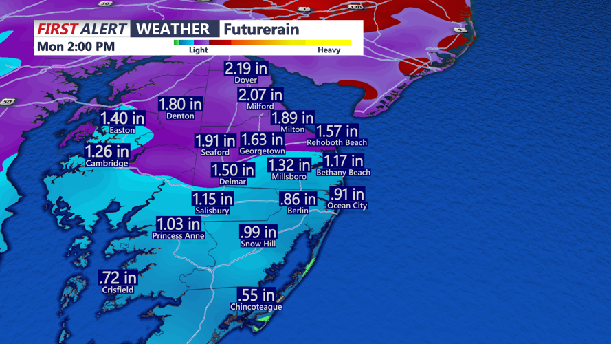 rain totals