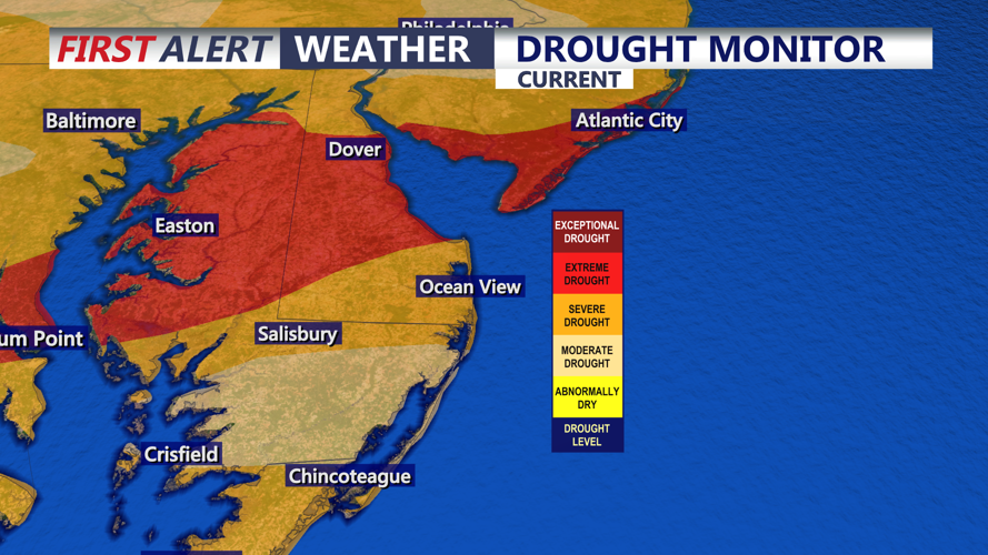 DROUGHT MONITOR - DELMARVA