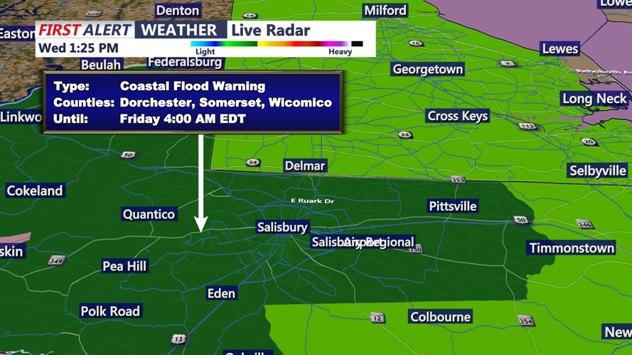 COASTAL FLOOD WARNING