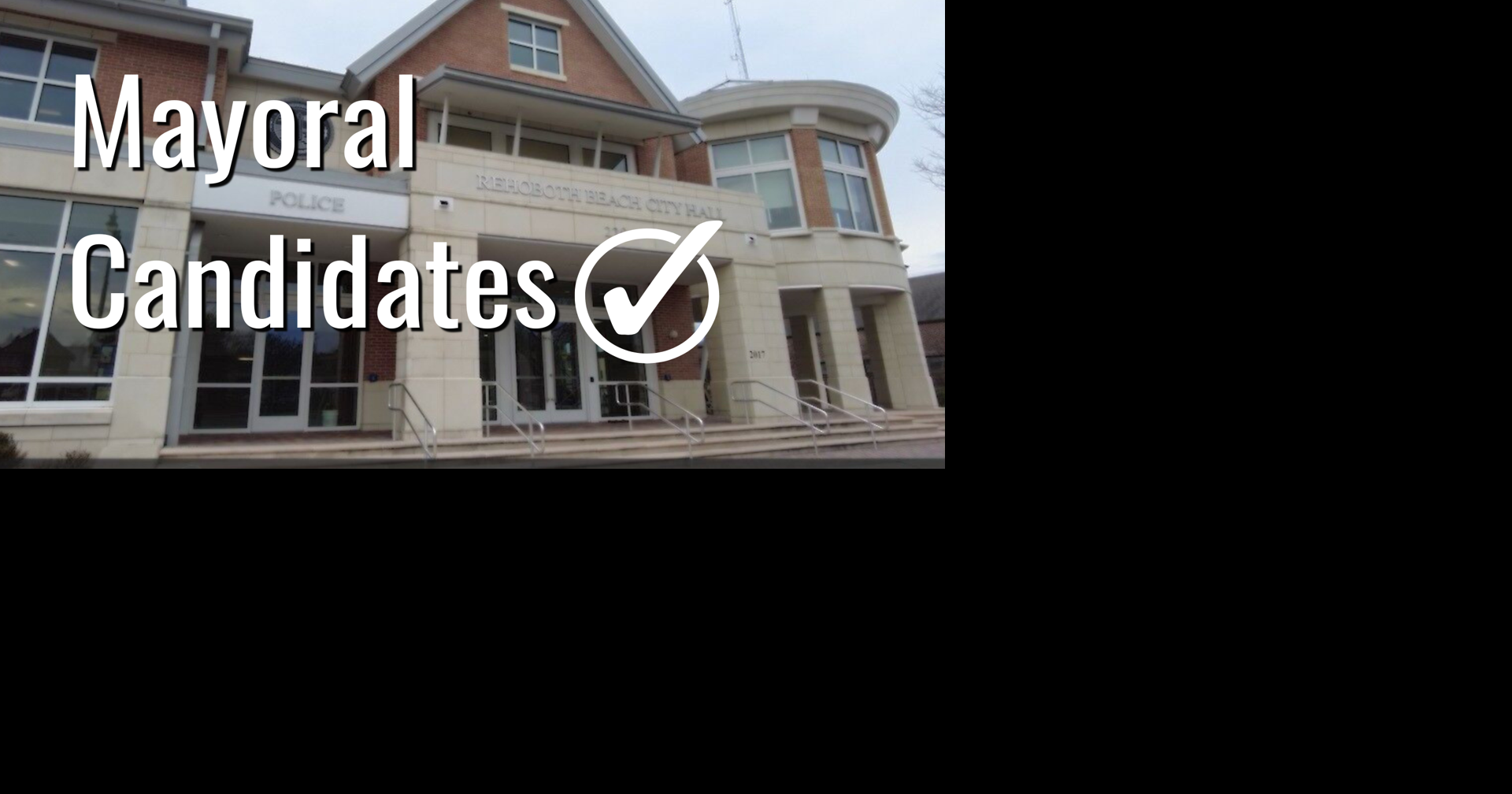 Three enter Rehoboth mayoral race, including two divided commissioners