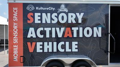 Sensory activation vehicle at the Delaware State Fair