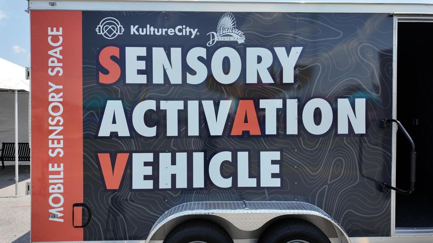 Sensory activation vehicle at the Delaware State Fair