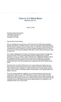 Congressional Delegation's Letter