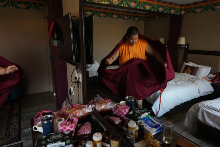Teenage Buddhist Lama