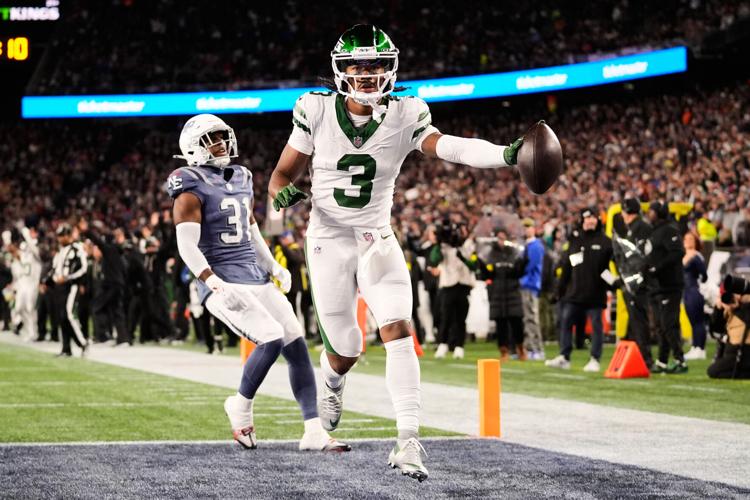 APTOPIX Jets Patriots Football