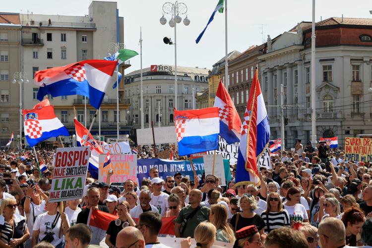 Croatia Illegal Waste Protest