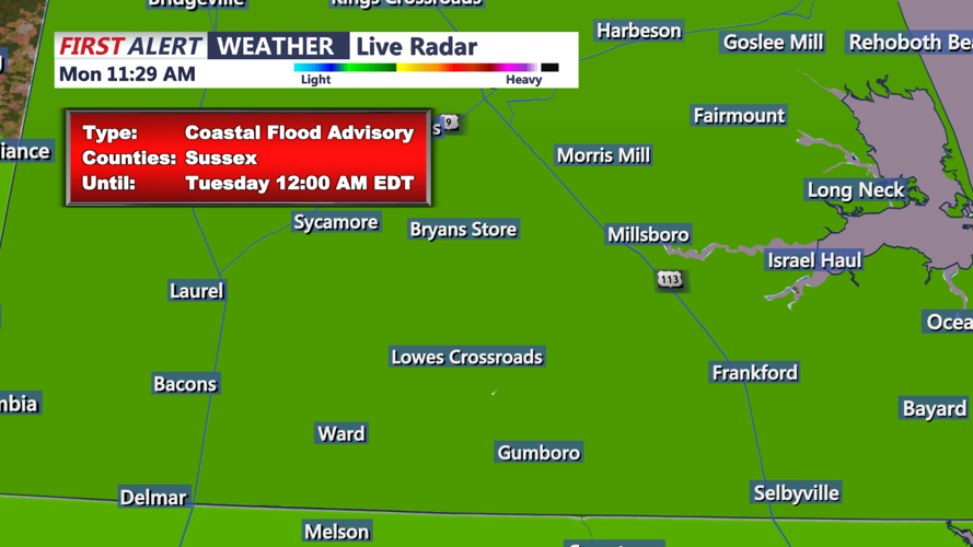 COASTAL FLOOD ADVISORY SUSSEX