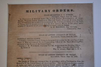 Juneteenth Historical Document