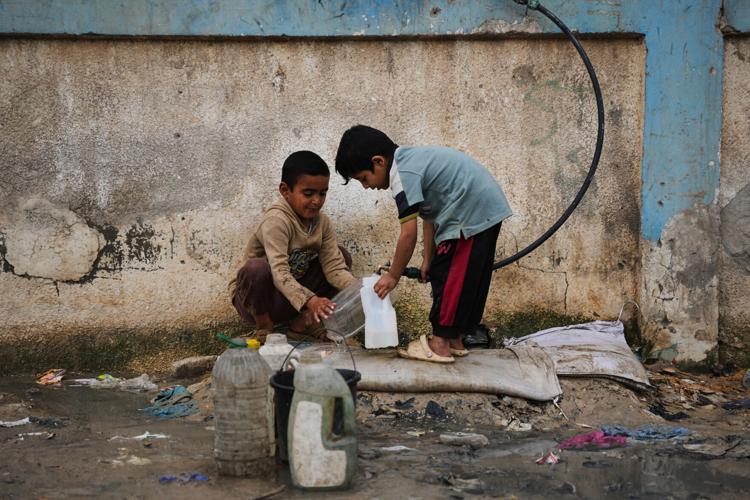 Mideast Wars Gaza Children