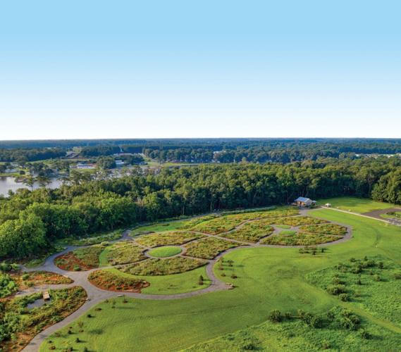 Drone view of Piet Oudolf Meadow. Courtesy Ray Bojarski.