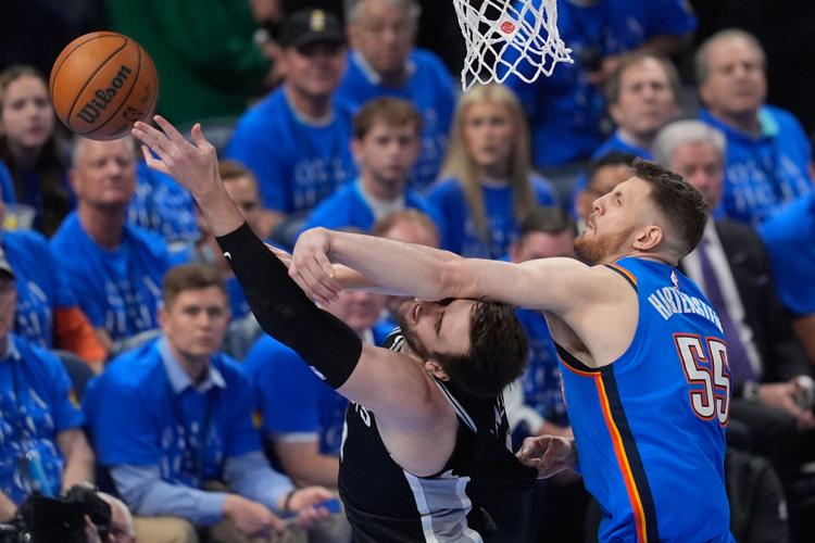 APTOPIX Spurs Thunder Basketball