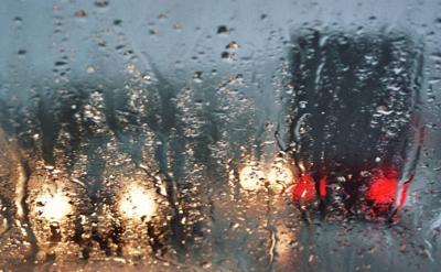 rainy windshield