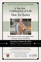 Funeral details announced for former Lewes Mayor Ted Becker