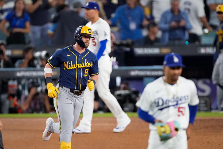 NLCS Brewers Dodgers Baseball