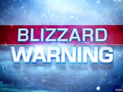 Blizzard warning