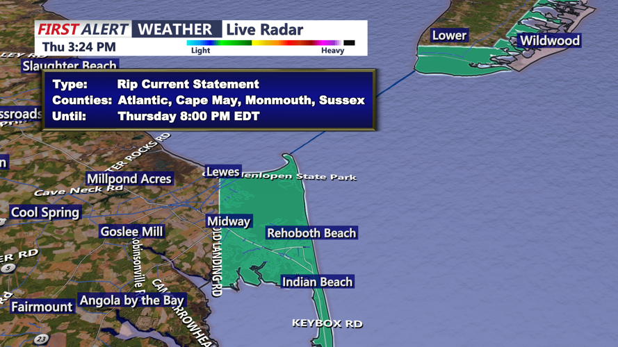 RIP CURRENT STATEMENT -SUSSEX
